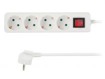 Bloc multiprise, 4 prises avec interrupteur (EB4S-G)