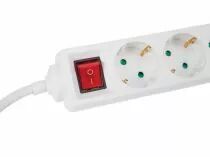 Bloc multiprise, 4 prises avec interrupteur (EB4S-G)