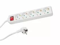 Bloc multiprise, 5 prises avec interrupteur (EB5S-G)