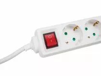 Bloc multiprise, 5 prises avec interrupteur (EB5S-G)