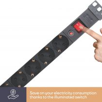 Bloc multiprise, 8 prises (EBP08PDU-G)