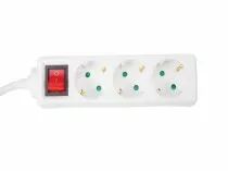 Bloc multiprises, 3 prises + interrupteur, 3 x 1.5 mm&sup2; (EB3S-G)