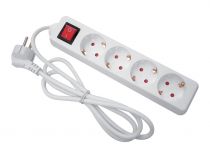 Bloc multiprises, 4 prises + interrupteur (EB4S-3-G)