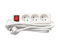 Bloc multiprises 3 prises avec interrupteur (EB3S-3)