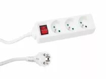 Bloc multiprises 3 prises avec interrupteur (EB3S-3)