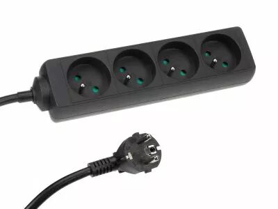 Bloc multiprises 4 prises - c�ble 5m (EB4BLN-5)