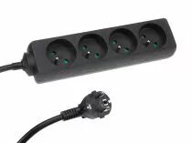Bloc multiprises 4 prises - c&acirc;ble 5m (EB4BLN-5)