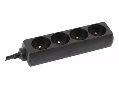 Bloc Multiprises 4 Prises Avec Gaine R�tractile - 3G1.5 - 5 M - Terre Fran�aise (EB4STBHQ-5)