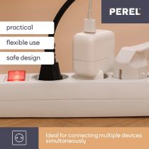 Bloc multiprises 4 prises avec interrupteur (EB4S-3)