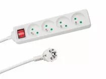 Bloc multiprises 4 prises avec interrupteur (EB4S-3)