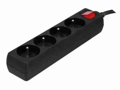 BLOC MULTIPRISES 4 PRISES AVEC INTERRUPTEUR