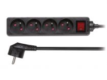 BLOC MULTIPRISES 4 PRISES AVEC INTERRUPTEUR