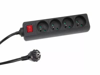 BLOC MULTIPRISES 4 PRISES AVEC INTERRUPTEUR