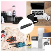 Bloc multiprises 4 prises avec protection contre les surcharges (EBP04N)