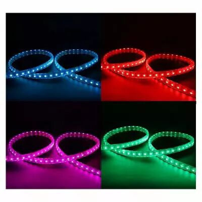BOBINE LED 5050 1M 8W/M IP65 RGB + ALIM (150048)