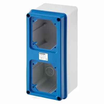 Bo�t.avec Couvercleplast.bl.ve.st.sbf (GW66741N)