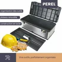 Bo&icirc;te &agrave; outils - acier inoxydable - 590 x 280 x 255mm (OTBA7)