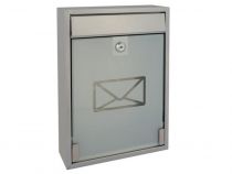 BOÎTE AUX LETTRES - MILAN - ARGENT - 36 x 26 x 8 cm (BG41003)