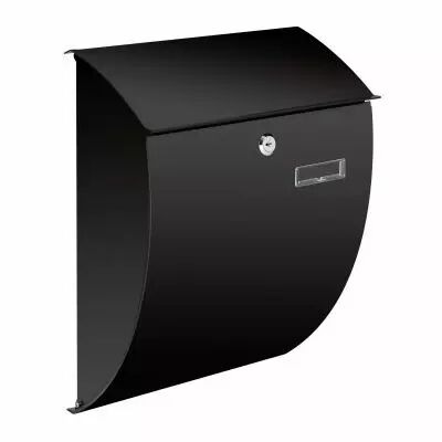 BO�TE AUX LETTRES - NICE - NOIR - 40 x 31 x 16 cm (BG61003)