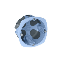 Boîte d\'encastrement cloison sèche spécial bbc- vis - 1 poste - profondeur 50mm- diametre 67mm (52063)