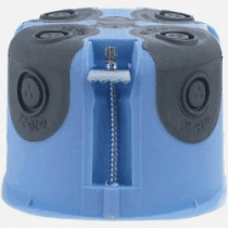 Boîte d\'encastrement cloison sèche spécial bbc- vis - 1 poste - profondeur 50mm- diametre 67mm (52063)