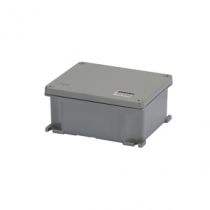 Boîte de dérivation en alluminum moulé sous pression gris métallisée 239x202x85 - IP66 (GW76265)