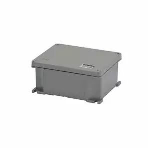Bo�te de d�rivation en alluminum moul� sous pression gris m�tallis�e 392x298x149  IP66 (GW76267)