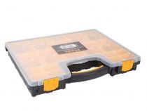 Boîte De Rangement En Plastique Avec Compartiments Amovibles - 420 X 335 X 65 Mm (OM42033565)