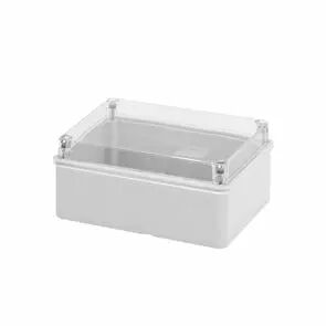 Bo�tes � parois lisses pour d�rivation couvercle bas transparent IP56 DIMENSION INTERNE 150X110 X70 (GW44426)