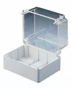 Bo�tes � parois lisses pour d�rivation et pour appareillages �lectriques et �lectroniques et couvercle haut transparent - ip56 -