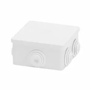 Bo�tes de d�rivation avec couvercle bas � pression ip44 - dimension interne 80x80x40 - parois avec passe-fils (GW44003)