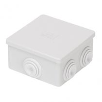 Boîtes de dérivation avec couvercle bas à pression ip44 - dimension interne 80x80x40 - parois avec passe-fils - gwt690ºc (GW4405