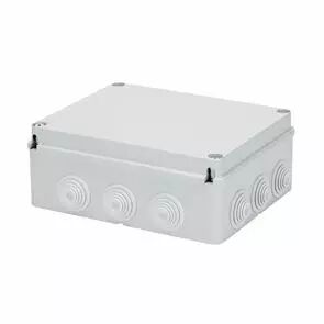 Bo�tes de d�rivation avec couvercle bas � vis - ip55 - dimension interne 380x300x120 - parois avec passe-fils (GW44010)