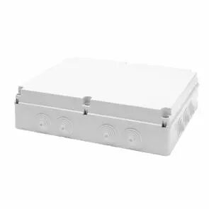 Bo�tes de d�rivation avec couvercle bas � vis - ip55 - dimension interne 460x380x120 - parois avec passe-fils - gwt690�c (GW4406