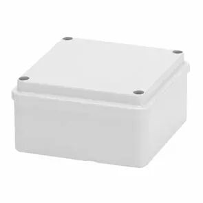 Bo�tes de d�rivation avec couvercle bas � vis - ip56 - dimension interne 100x100x50 - parois lisses (GW44204)