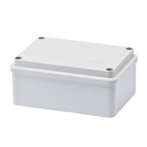 Boîtes de dérivation avec couvercle bas à vis - ip56 - dimension interne 120x80x50 - parois lisses - gwt690ºc (GW44275)