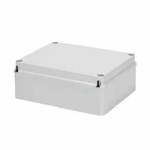 Bo�tes de d�rivation avec couvercle bas � vis - ip56 - dimension interne 190x140x70 - parois lisses - gwt960�c (GW44277)