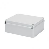 Boîtes de dérivation avec couvercle bas à vis - ip56 - dimension interne 190x140x70 - parois lisses - gwt960ºc (GW44277)