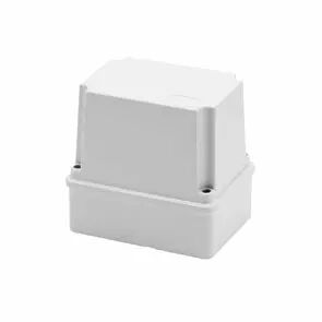 Bo�tes de d�rivation avec couvercle haut et vis - ip56 - dimension interne 120x80x120 - parois lisses (GW44255)