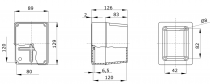 Boîtes de dérivation IP56 DIMENSION INTERNE 120X80X120 (GW44415)