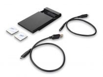 BOITIER DE DISQUE DUR/SSD SATA USB-C 3.2 GEN2 SANS VIS DE 2,5 POUCES (EM7072)