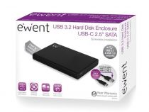 BOITIER DE DISQUE DUR/SSD SATA USB-C 3.2 GEN2 SANS VIS DE 2,5 POUCES (EM7072)