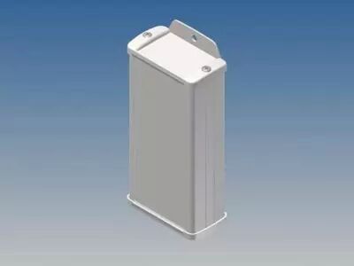 Bo�tier En Aluminium - Blanc - 125 X 59.9 X 30.9 Mm - Avec Bride (TK13-E.7)