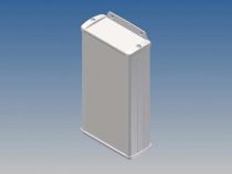 Boîtier En Aluminium - Blanc - 160 X 85.8 X 36.9 Mm - Avec Bride (TK23-E.7)