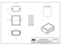 Boîtier En Aluminium - Blanc - 70 X 59.9 X 30.9 Mm (TK11.7)