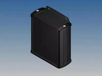 Bo�tier En Aluminium - Noir - 100 X 85.8 X 36.9 Mm - Avec Bride (TK21-E.9)