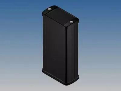 Bo�tier En Aluminium - Noir - 125 X 59.9 X 30.9 Mm (TK13.9)