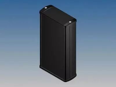 Bo�tier En Aluminium - Noir - 160 X 85.8 X 36.9 Mm (TK23.9)