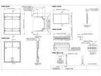 Boîtier modulaire sur rail din - 4mg (GD4MG)