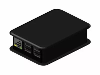 Bo�tier pour raspberry pi 3 - noir (TKBERRY3B)